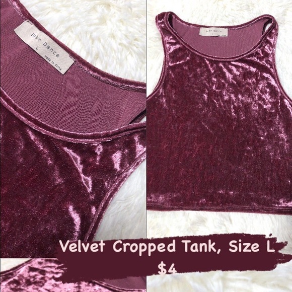 BEAR DANCE Velvet Tank, sz L - SEXY! - Picture 1 of 1